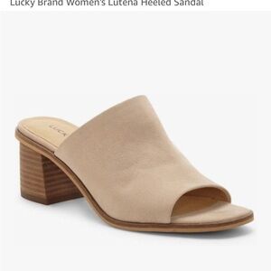 Lucky Brand Women's Lutena Heeled Sandal - Moonlight